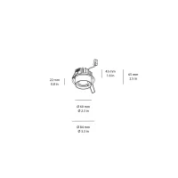 Wever & Ducrè Rini Sneak 1.0 led recessed spotlight Wever & Ducrè Rini Sneak 1.0 led recessed spotlight