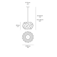 Pallucco Ring Sphere lampada da sospensione
