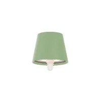 Zafferano Poldina Lido sage green battery led pois ceramic