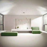Ondaluce Lilium suspension lamp