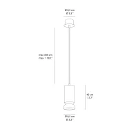 Ondaluce Lilium suspension lamp