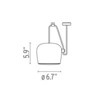 Flos AIM Small x 3 Punti Luce LED Lampada Sospensione Soffitto