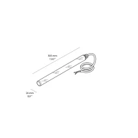 Lombardo TNC tubo luminoso da soffitto e da parete ip67 Lombardo TNC tubo luminoso da soffitto e da parete ip67