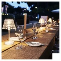iGuzzini Tiffany LED Table Lamp Wireless with Rechargeable