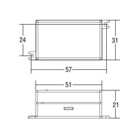 TCI STC/U 8W 350mA DC Alimentatore Elettronico In Corrente