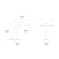 DCW Niwaki lampada da tavolo led