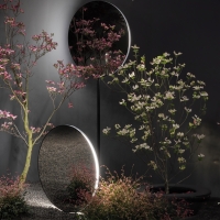 Artemide Se|eS mirror led floor and table lamp