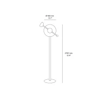 Memphis Charleston floor lamp