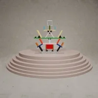 Memphis Carlton bookcase