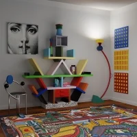 Memphis Carlton bookcase