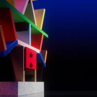 Memphis Carlton bookcase