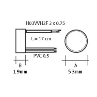 QLT 8,4W 18V 500mA Driver PLJ204 Power Supply IP65 for 1-4 LED