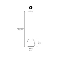Vibia Knit D45 lampada da sospensione