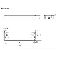 Lampo Driver 35W 24V DC Per LED Tensione Costante Converter per