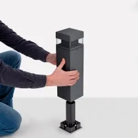 Lombardo Tok Q 700 square floor bollard ip66