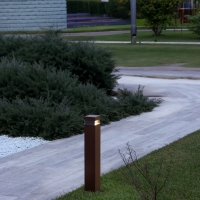 Lombardo Tok Q 1000 square floor bollard ip66