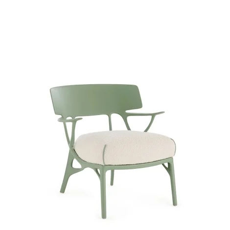 Kartell A.I. Lounge Bouclé Riccio