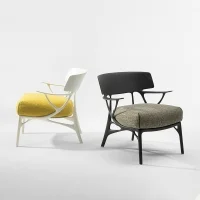 Kartell poltrona A.I. Lounge Bouclé Riccio