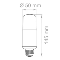 Lampo Lampadina Stick CORN LED E27 15W 230V Compatta