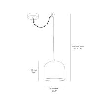 Maytoni Broni suspension lamp