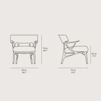 Kartell poltrona A.I. Lounge Bouclé Riccio