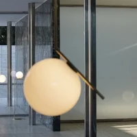 Flos IC S3 Brass suspension lamp