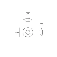 copy of Oluce Kelly bi-emission wall lamp