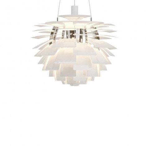 Louis Poulsen Suspension PH Artichoke White by Poul Henningsen