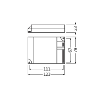 Osram qti dali 2x18-42 dim quicktronic intelligent dali dim alimentatore ballast