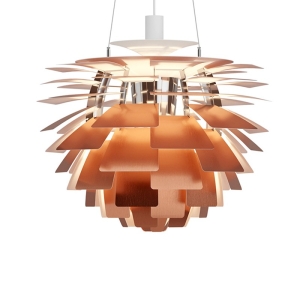 Louis Poulsen Sospensione PH Artichoke Rame by Poul Henningsen