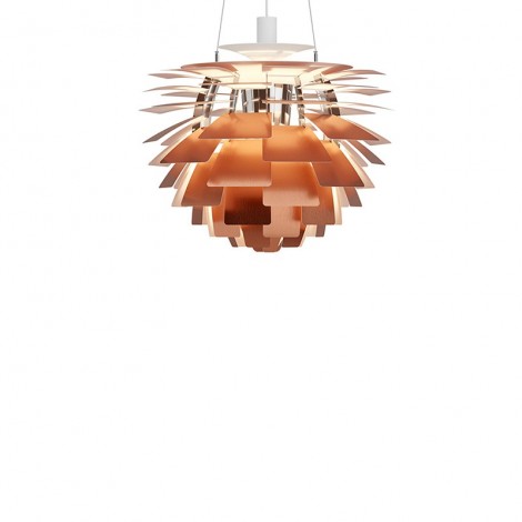 Louis Poulsen Sospensione PH Artichoke Rame by Poul Henningsen