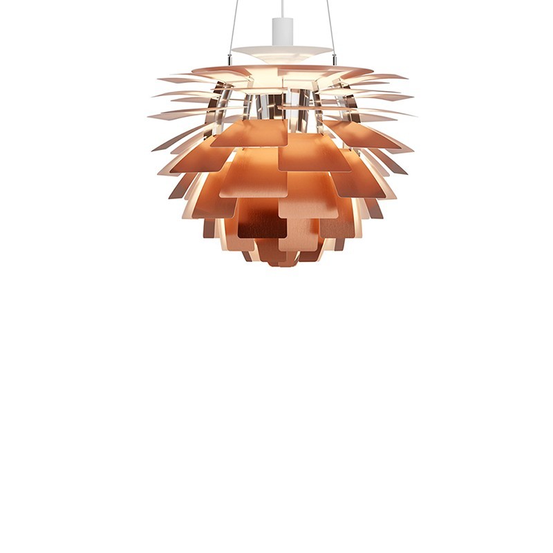 Louis Poulsen Sospensione PH Artichoke Rame by Poul Henningsen