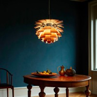 Louis Poulsen Sospensione PH Artichoke Rame by Poul Henningsen