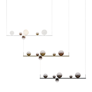 Lodes Random Stick Long suspension lamp