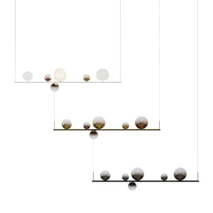 Lodes Random Stick Long suspension lamp