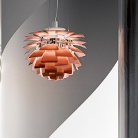 Louis Poulsen Sospensione PH Artichoke Rame by Poul Henningsen