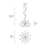 Karman Snoob suspension lamp