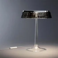 Flos Bon Jour LED Table Lamp White Top Fumèe Crown