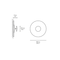 Vibia TOP 1155 lampada da parete