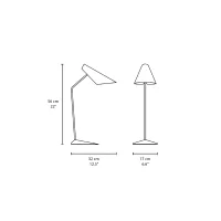 Vibia I.Cono 0700 lampada da tavolo