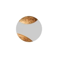 Cattaneo Lunatica Oro lampada bi-emissione da parete