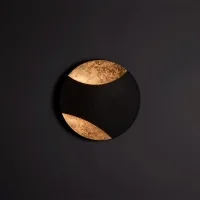 Cattaneo Lunatica Oro lampada bi-emissione da parete