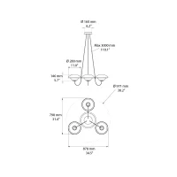 DCW In The Air suspension lamp