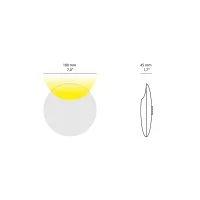 Cattaneo Lunatica White wall lamp