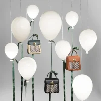 Slide Balloon suspension lamp