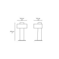 DCW Iota Collection Cauvet table lamp