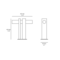 DCW Pi Collection Cauvet table lamp