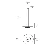 DCW Delumina suspension lamp