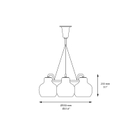 Louis Poulsen VL Ring Crown lampadario