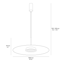 Maytoni El Flat suspension lamp